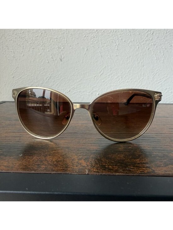 Versace Gold Medusa Round Cat Eye Women\'s Sunglasses 2168 main image 9